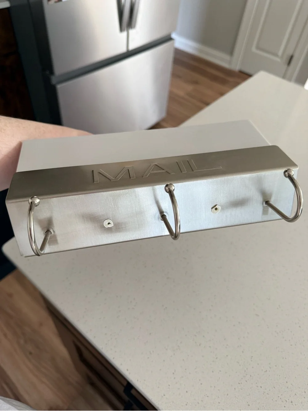 Threshold Mail Holder With Key Hooks
